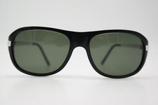 Lunettes De Soleil Vintage Cartier Paris Noires Argentées Ovales