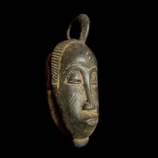 Masque africain en bois antiques Tribal African Art Face Mask African Guro...