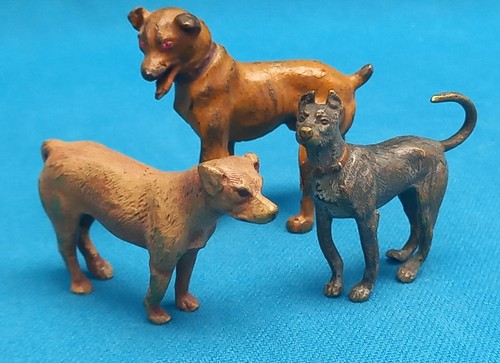 Lot chiens bronze - lot,