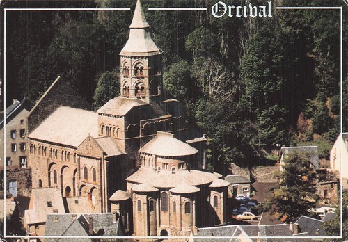 Orcival eglise fondee - orcival, au
