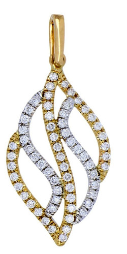Pendentif diamant rond - pendentif,