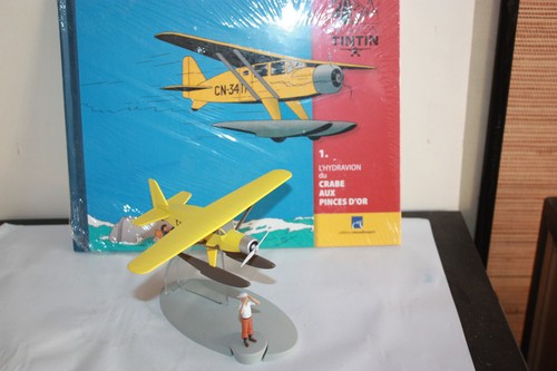Tintin hydravion crabe - l'hydravion, le