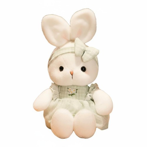 Lapin en peluche mignon, robe
