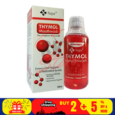 1 flacon X rince-bouche au thymol 120 ml pour l'hygiène bucco-dentaire LIVRAI...