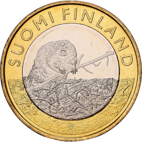 Finlande euro beaver - finlande,, in