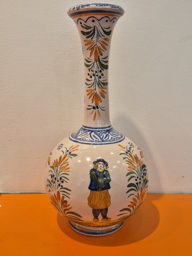 Vase ancien henriot quimper - vase,