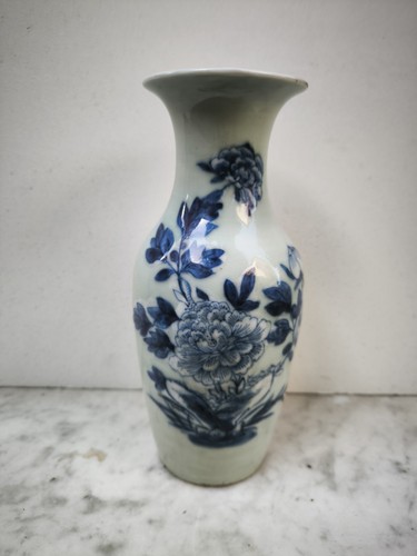 Vintage asian blue white - vintage,