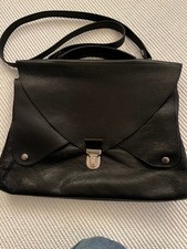 Sac Groom en cuir grainé noir