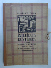 CHARLES-BRUN. Intérieurs rustiques. Paris, Charles Moreau