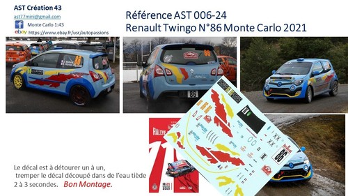 New decal renault twingo - new,