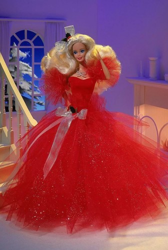 Barbie 1988 happy holidays - barbie,