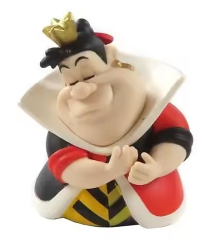 Figurine reine cœur alice - reine, de