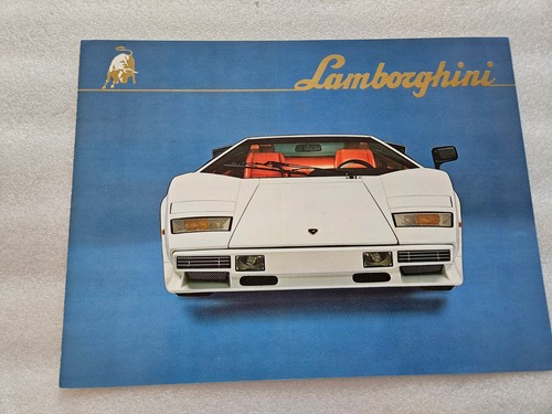 1983 brochure lamborghini - ≈,