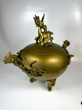 Brûle-parfum en bronze à