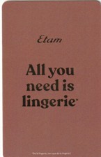 CARTE CADEAU  GIFT CARD - Etam (France)