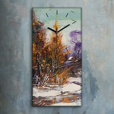 Horloge décorative sur toile