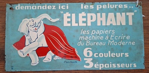 Plaque tôle publicitaire - plaque,