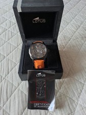 Montre Lotus bracelet cuir orange modèle 15788