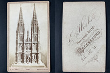 Herbst, Allemagne, Ratisbonne, Cathédrale Saint-Pierre (maquette) Vintage cdv al