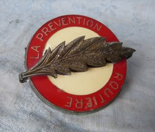 #Automobilia# Ornement / Insigne du calandre / Palme Prévention Routière (8cm)