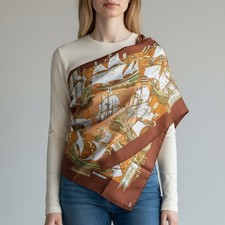 RARE VINTAGE HERMES Silk Scarf