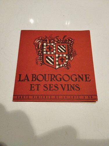 Rare carte viticole bourgogne - viticole,