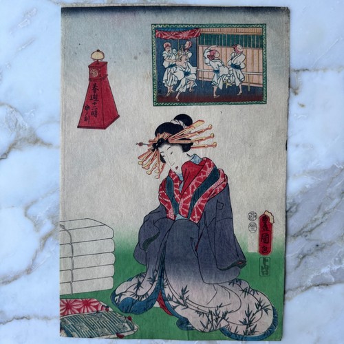 Estampe japonaise ancienne