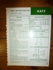 E571-E671-E572-E672 - Fiche Technique Hatz