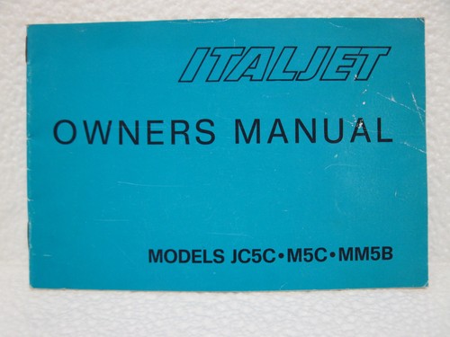 Manuel livret moto italjet - moto,