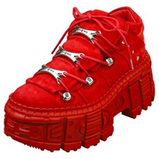 New Rock M-106wall-c13 Mixte adulte Rouge Bottes Bottines