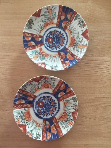 Assiette imari paire en - ,