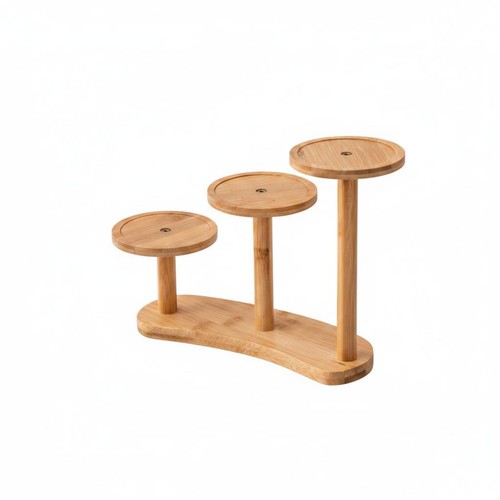 Présentoir table bambou - table,