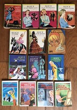 Lot 14 livres BIBLIOTHEQUE VERTE - ALICE - Caroline QUINE -  années 1960 /1990