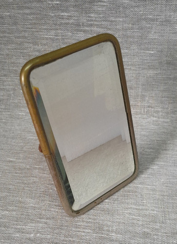 Ancien miroir barbier - de,