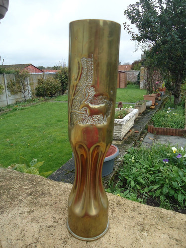 Jolie douille obus vide 37 - ,