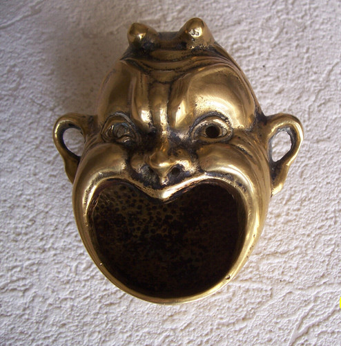 Bronze cendrier bon diable - bronze,