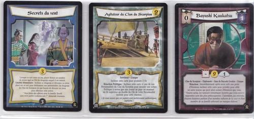 L5r lot cartes rares - lot,