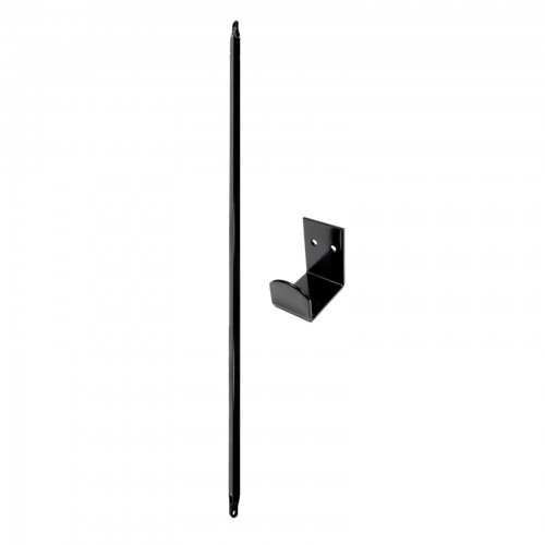 Jambe force acier - de, noir