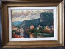 Tableau Ancien XIXèm? Signé "J. Delahaye" Peintre Huile