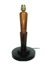 LAMPE ART DECO EN BOIS STYLE MAZDA 1930