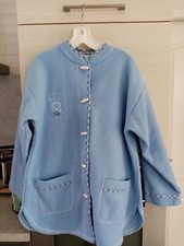 Veste d intérieur chaude POLAIRE femme taille 1 soit 40/42 bleu(sur pyjama )