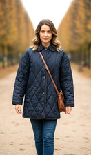 Manteau BURTON matelassé bleu