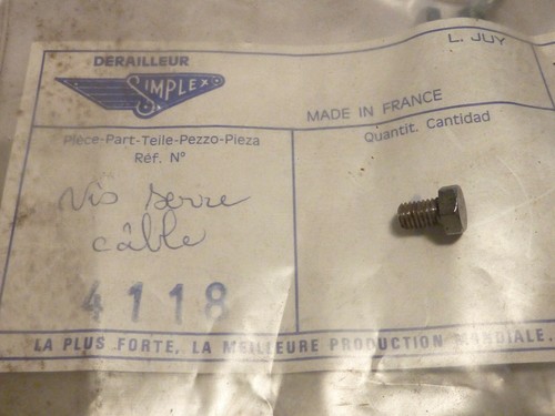 Nos vis serre - vis, cable