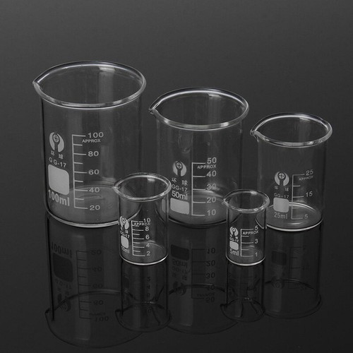 5pcs set verre bécher 5ml - 5pcs/set,