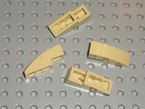 Lego tan slope brick - lego,