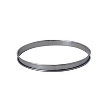 Cercle à tarte perforé bord