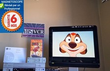 Magnétoscope VHS 6 TETES LG MG64 NICAM NTSC PAL SECAM IMAGE TOP GARANTIE 6 MOIS