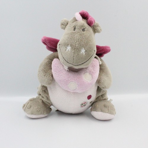 Doudou musical dragon - , gris