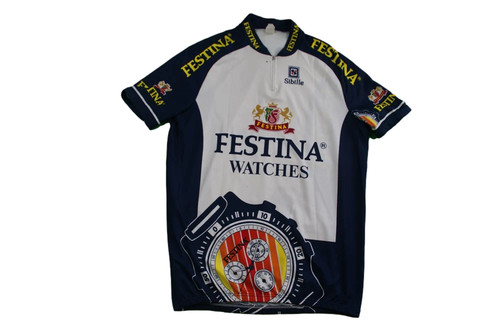 Maillot vélo rétro festina - vélo,