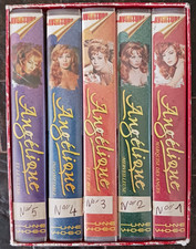 Coffret 5 films VHS ANGELIQUE L'INTEGRALE Michèle MERCIER Robert HOSSEIN -